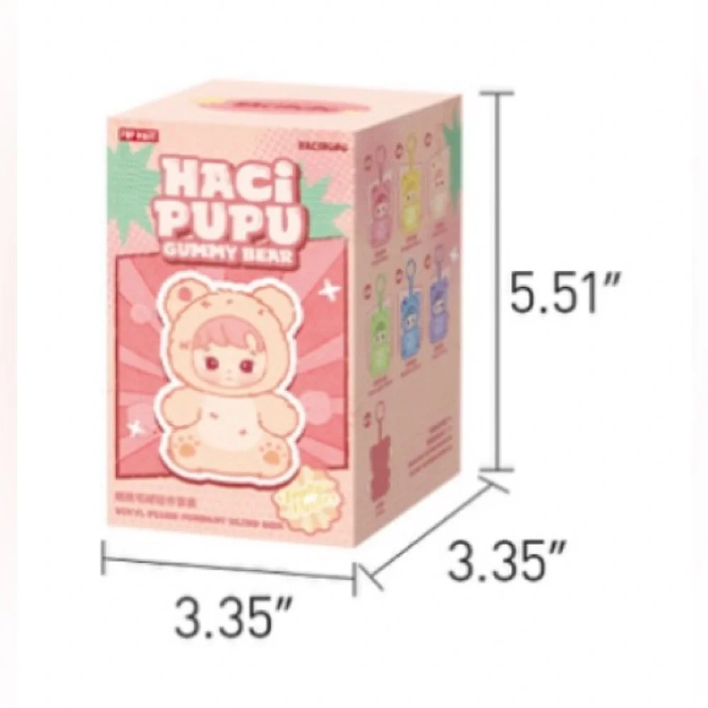 Hacipupu Gummy Bear Series Vinyl Plush Pendant Blind Box NWT